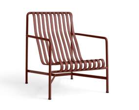 Palissade Lounge Chair High, iron red