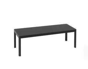 Workshop Coffee Table 120x43, black linoleum