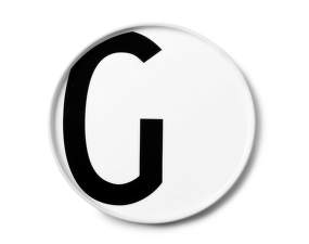 Personal Plate G, white