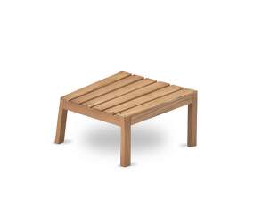 Between Lines Deck Stool, teak