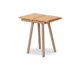 Georg Jubilee Stool, leather / oak