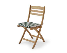 Selandia Chair Cushion, light apricot / dark green stripe