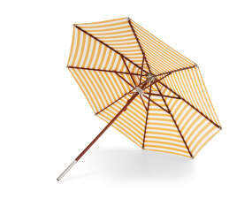 Atlantis Umbrella Ø330, golden yellow stripes