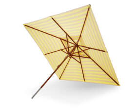 Messina Umbrella 300, lemon / sand stripe