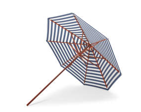 Messina Umbrella Ø270, dark blue stripes