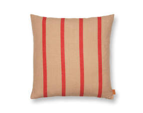 Grand Cushion, camel / red
