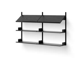 Office Shelf, black ash/black
