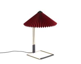 Matin 300 Table Lamp, polished brass / oxide red