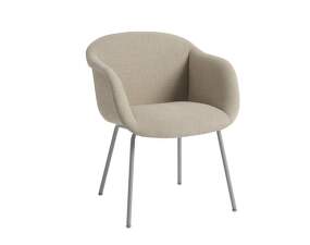 Fiber Soft Armchair Tube Base, Ecriture 240/grey