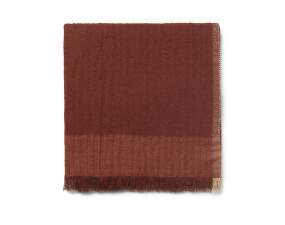 Weaver Throw, red brown