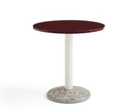 Ceramic Table Ø70, bordeaux