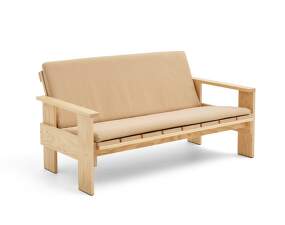 Crate Lounge Sofa Folding Cushion, beige