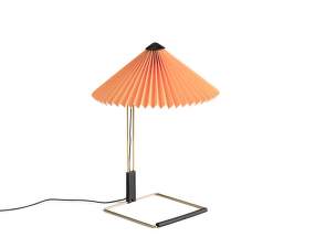 Matin 300 Table Lamp, polished brass / peach