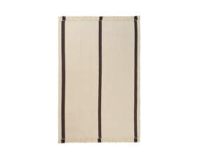 Calm Kelim Rug 140x200, off-white/coffee