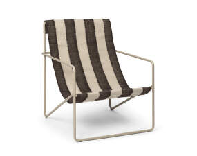 Desert Lounge Chair, cashmere/chocolate