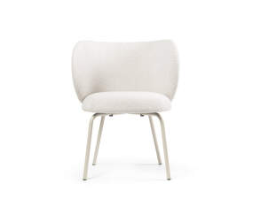 Rico Dining Chair Soft Bouclé, off-white/sand