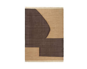 Forene Rug 140x200, tan/chocolate