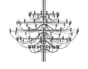 2097/75 Suspension Frosted Bulbs, chrome