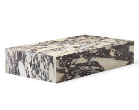 Plinth Lounge Table Grand, Calacatta Viola