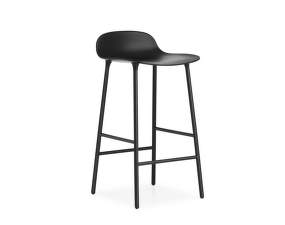 Form Bar Chair 65 cm Steel, black