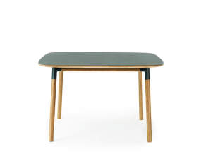 Form Table 120x120 cm Oak, green
