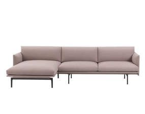 Outline Sofa w. Chaise Longue, Fiord