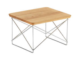 Occasional Table LTR, natural oak / chrome