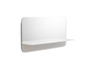 Horizon Mirror Horizontal, white