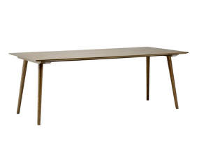 In Between SK5 Table, smoked lacquered oak