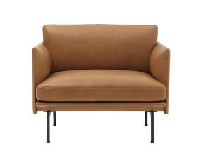 Outline Armchair, cognac leather