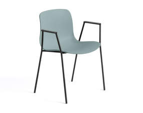 AAC 18 Chair Black Steel, dusty blue