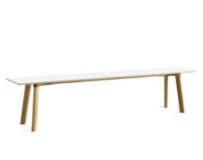 CPH Deux 215 Bench L200, pearl white/oak