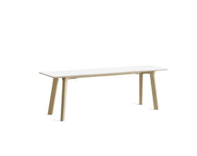 CPH Deux 215 Bench L140, pearl white/beech