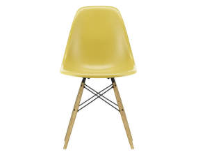 Eames Fiberglass Side Chair DSW, ochre light/ash