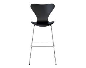 Series 7 Bar Stool Lacquered, chrome/black ash