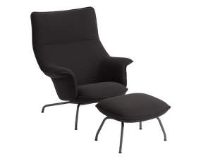 Doze Lounge Chair & Ottoman, Ocean 3/anthracite