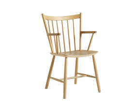 J42 Chair, lacquered oak