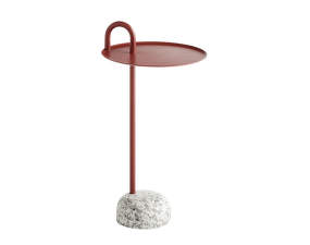 Bowler Side Table, tile red
