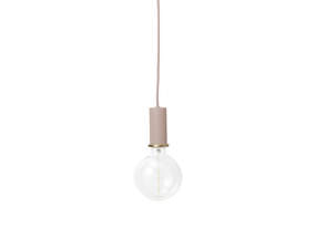 Collect Socket Pendant Low, rose