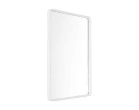 Norm Wall Mirror Rectangular, white
