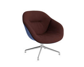 AAL 81 Soft Duo Lounge Chair Polished Aluminium, Olavi 14 / Lola Navy