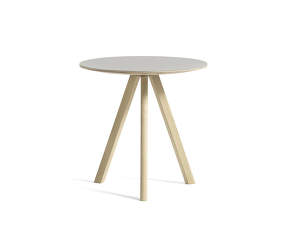 Copenhague CPH 20 Table Ø50, oak/off white linoleum
