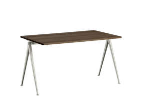 Pyramid Table 01 140x75 Beige Steel, smoked oak