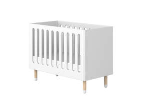 Dots Baby Cot, white