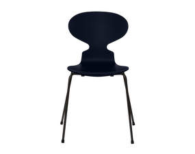 Ant 3101 Chair Lacquered, black/midnight blue
