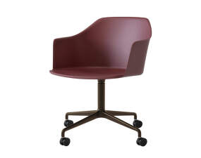 Rely HW48 Armchair, bronzed/red brown