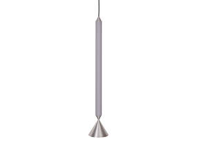 Apollo 59 Pendant, light grey/polished aluminium