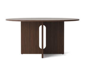 Androgyne Dining Table Ø150, dark stained oak