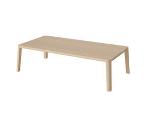 Graceful Coffee Table 60x120xH32, white pigmented oak