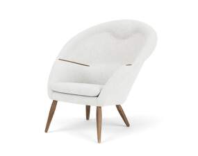 Oda Lounge Chair, walnut/Hallingdal 65 0110